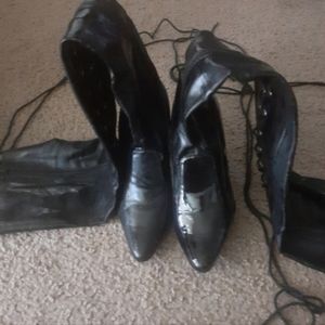 Women's Lace Up High Heels